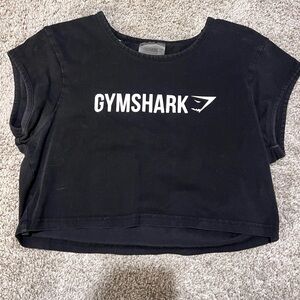 Gymshark black crop top